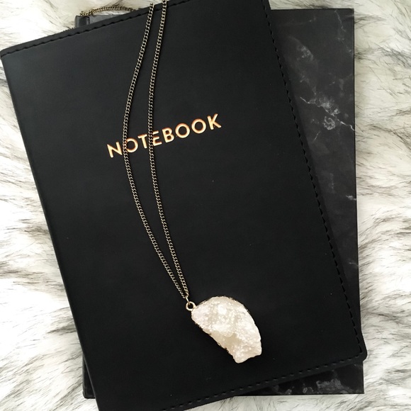 the gilded druzy necklace - Picture 2 of 4